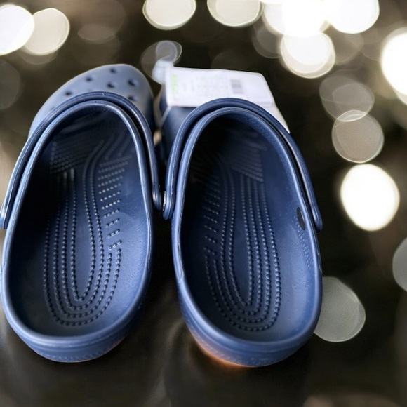 Crocs Classic Unisex Clog Navy Blue Slip-On Casual Shoes W: 8        M: 6 NWT - Picture 5 of 5